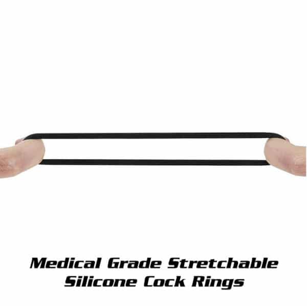 stretchable safe medical silicone cock rings